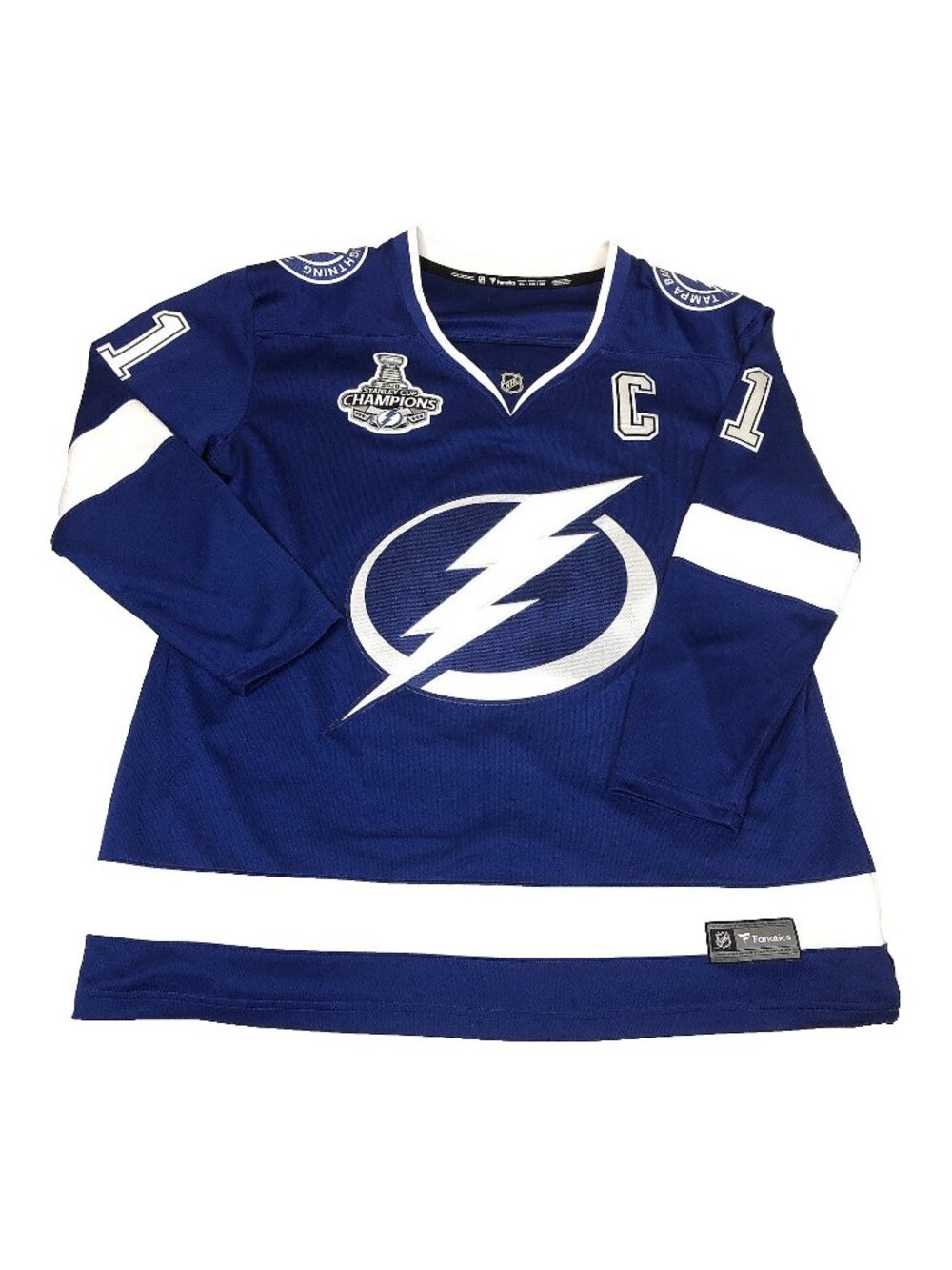 Tampa Bay Lightning Fanatics 2020 Stanley Cup Steven Stamkos 91 Jersey 3XL